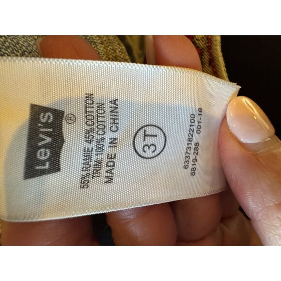 Levi's Shorts Boys 3T Blue Denim Cargo‎ Carpenter Jean Shorts Outdoor Gorpcore - Picture 11 of 12